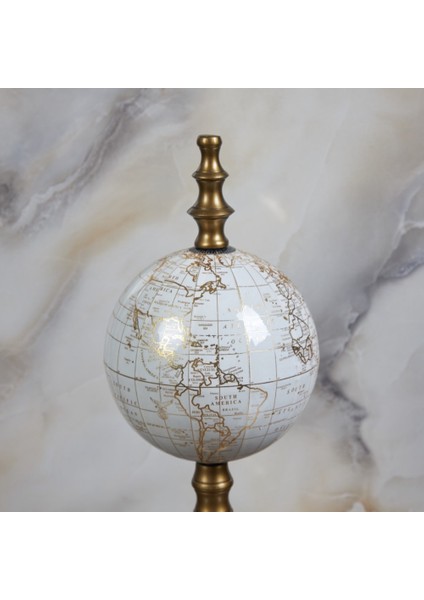 Krem Renk Kubbeli Dünya Küresi fırsatları