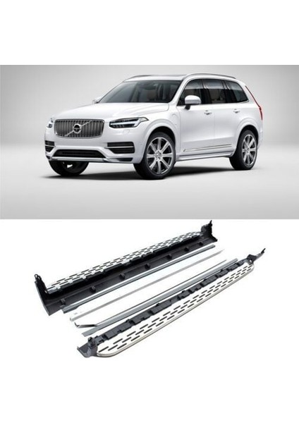 Volvo xc90 yan basamak marşbiyel koruma 2015+ modelleri
