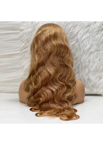 Marpessa Dalgalı Front Lace Gerçek Tül Peruk - Balköpüğü - 70-75 cm