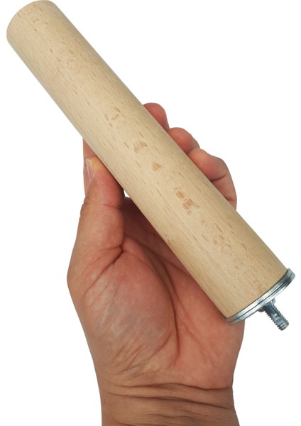 Venty 20 cm Doğal Ahşap Papağan Tüneği | Ø 36 mm | Macaw, Kakadu, Jako, Amazon, Alexander, Kayık, Eklektus - Büyük Irklar İçin modelleri