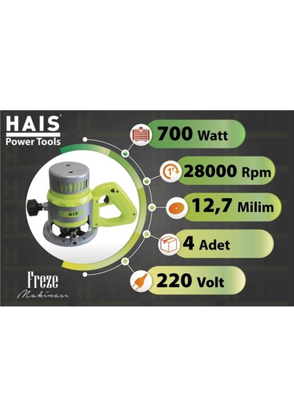 Haıs Freze JL3601 fiyatları