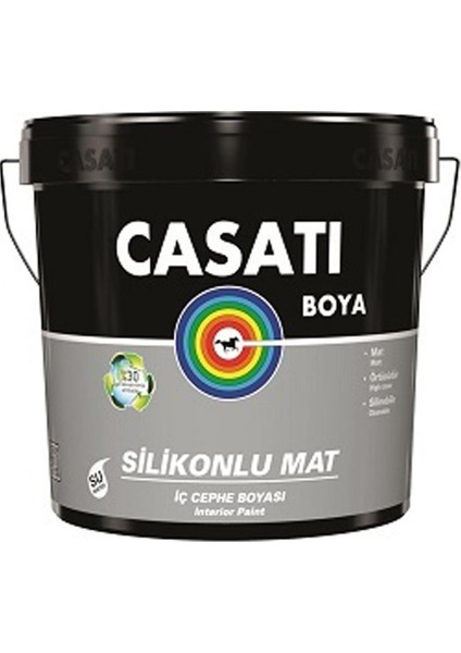 Silikonlu Mat İç Cephe Boyası C425 Gül Kurusu 2.5 Lt