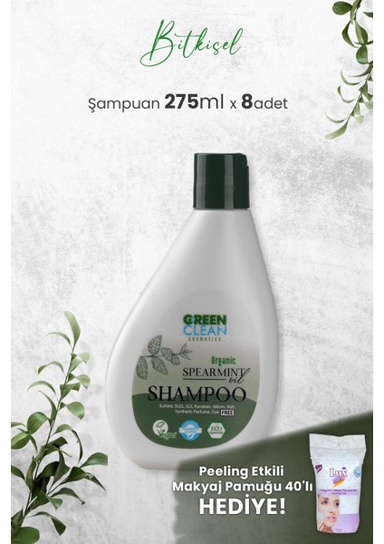 Şampuan Spearmint 275 Ml X 8 Adet Ve Li