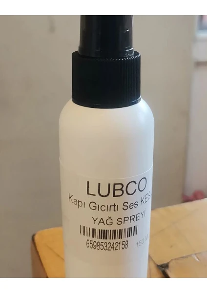 Lubco Kapı Menteşe Gıcırtı Ses Kesici Püskütme Yağ Spreyi 150 ml