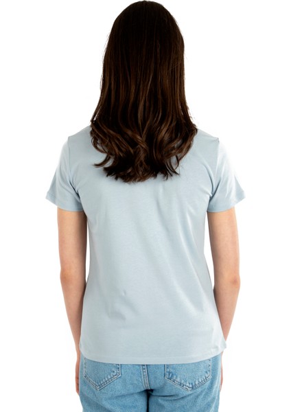 - Organik Pamuk V Yaka Kısa Kollu Kadın T-Shirt fırsatları