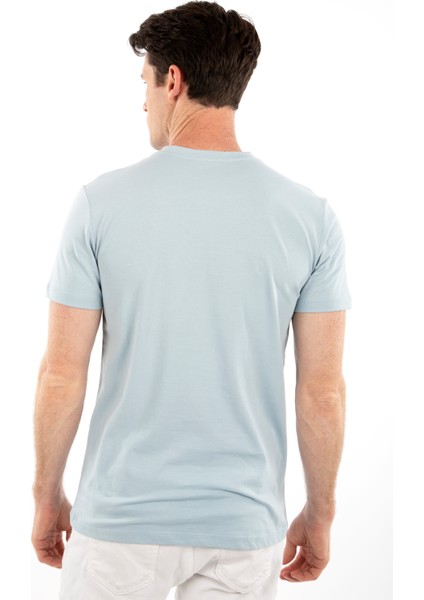 Bisiklet Yaka Organik Pamuk Erkek T-Shirt modelleri