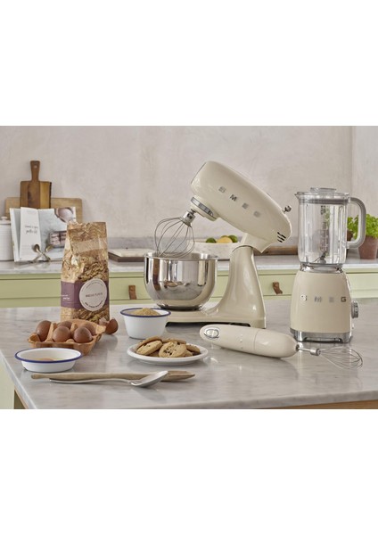 50's Style Retro 4.8lt Cream Full Body Stand Mikser SMF03CREU