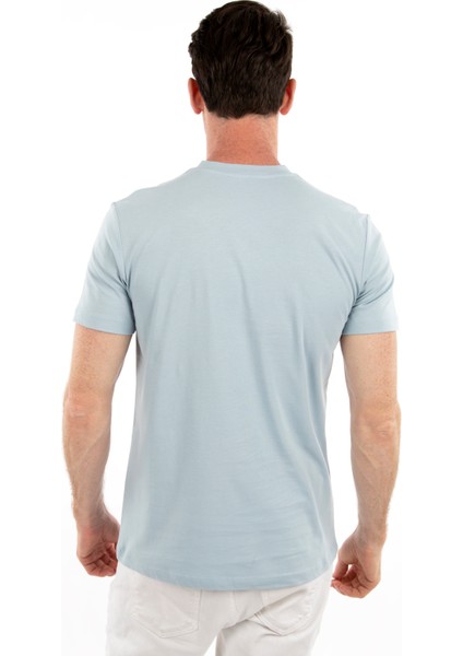 Bisiklet Yaka Organik Pamuk Erkek T-Shirt fırsatları