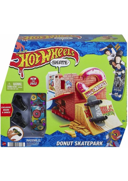 HGT91 Hot Wheels Skate Parmak Kaykay Macerasına Başlangıç Setleri