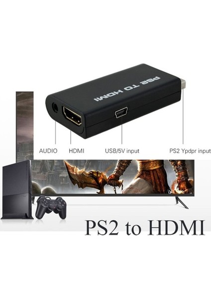 Playstation 2 Ps2 To HDMI Çevirici Tv Kablosu Adaptör Dönüştürücü Çevirici