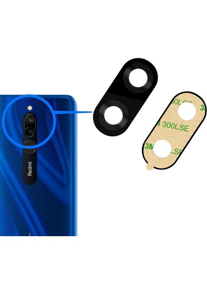 Xiaomi Redmi 8 Uyumlu Kamera Lensi Cam M1908C3IG M1908C3IC MZB8255IN M1908C3IH