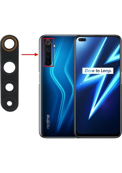 Realme 6 Pro Uyumlu Kamera Lensi Camı RMX2061 RMX2063