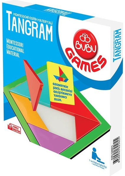 Games Renkli Tangram 17X17 Cm. ( -GM0015)