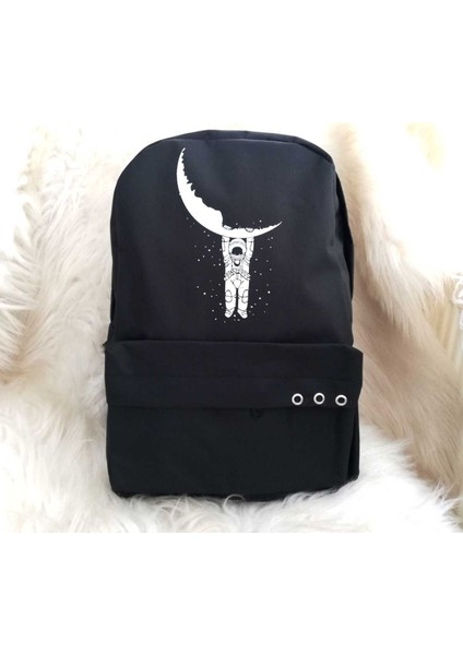 Ayda Sallanan Astronot Okul Çantası