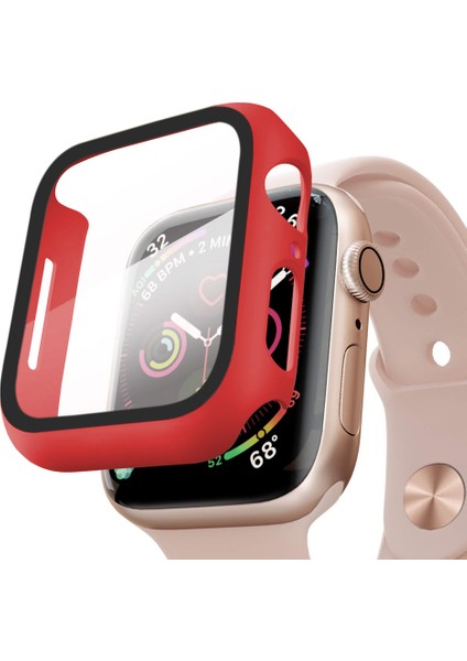 Apple Watch 38MM Uyumlu Tam Kaplama Silikon Kılıf