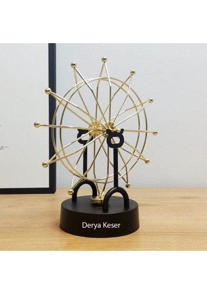 Kişiye Özel Newton Denge Balance Siyah Renk Dönme Dolap
