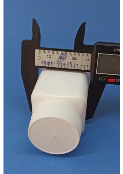 50 ml Şişe Kare Numune - İlaç - Tarım - Ecza - Tablet - Hap - Kapsül Plastik Kutu Şişesi indirimleri