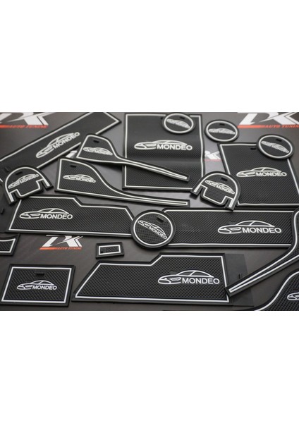 Ford Mondeo 2013 - 2016 Araç Içi Silikon Kaymaz Ped Kaplama Seti fiyatları