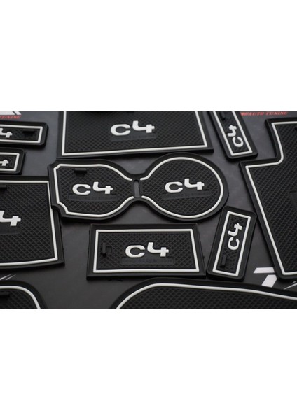 Citroen C4 2016 2017 Modeller Araç Içi Silikon Kaymaz Ped Kaplama modelleri