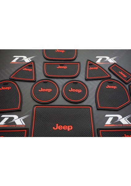 Jeep Grand Cherokee Wk2 2011 2019 Araç Içi Silikon Kaymaz Ped Kaplama Seti