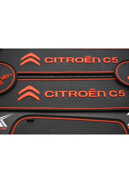 Citroen C5 2009-2012 Araç Içi Silikon Kaymaz Ped Kaplama Seti