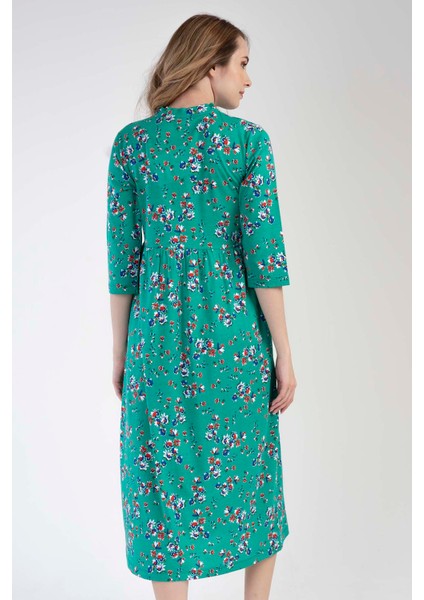 Pamuklu Kadın P.modal 3/4kol Tamamı Düğmeli Elbıse fırsatları