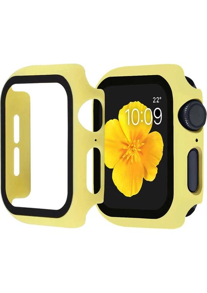 Apple Watch 44MM Uyumlu Tam Kaplama Silikon Kılıf
