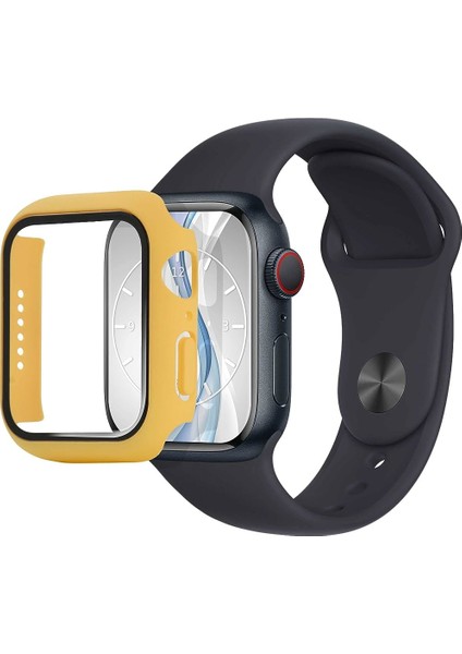 Apple Watch 44MM Uyumlu Tam Kaplama Silikon Kılıf