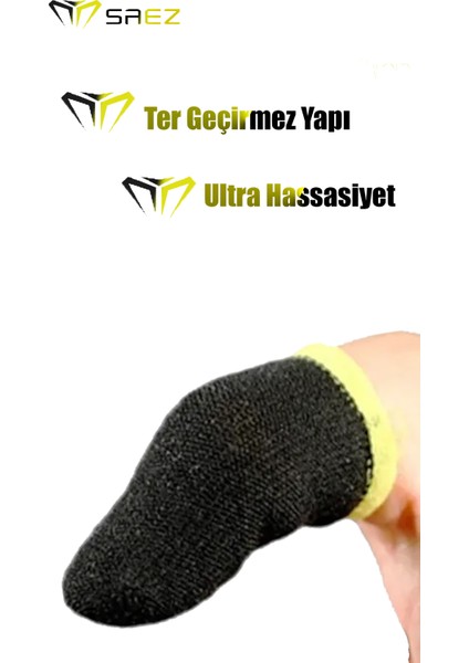 Parmak Eldivenleri - Pubg Oyun Eldiveni Ter Geçirmez 1 Çift - 2 Parmaklık Ultra Hassasiyet fiyatları
