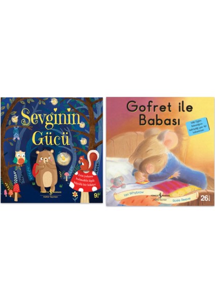 En Çok Tercih Edilen Resimli Kitaplar 2'li Set Sevginin Gücü Gofret ile Babası
