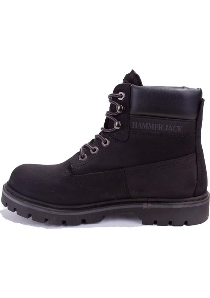 10216600 Siyah Ortopedik Günlük Unisex Deri Bot