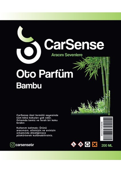 Oto Parfüm Bambu - Sprey Araç Kokusu 200 ml fiyatları