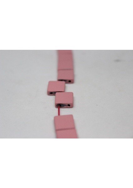 Hematit Taşı Çift Delikli Yarım Dizi (17540) (18CM Uzunluğundadır) fiyatları