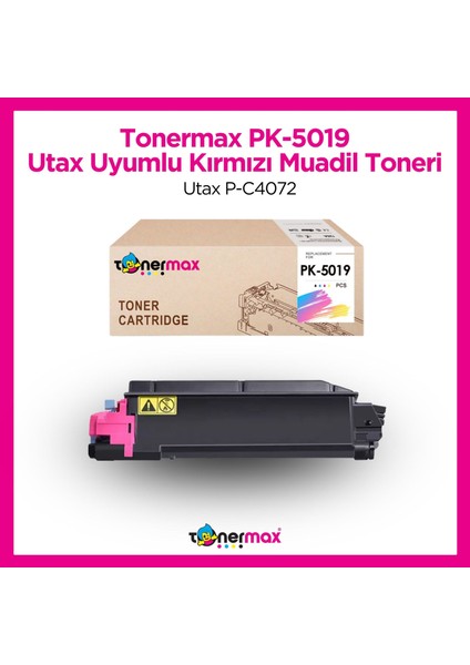 Utax PK-5019 Muadil Toner - Kırmızı / Utax P-C4072