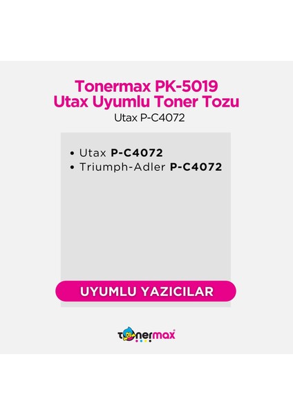 Utax PK-5019 Toner Tozu- Set / Utax P-C4072
