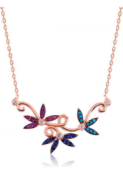 Gümüş Sevgi Dalı Bayan Kolye