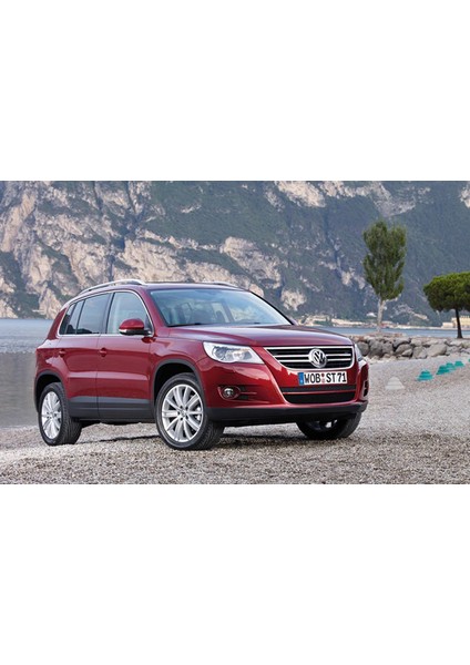 Volkswagen Vw Tiguan Mk1 2007-2017 Araç Içi Silikon Kaymaz Ped Kaplama Seti