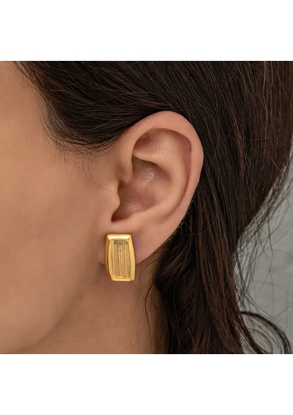 Gümüş Trabzon Hasır Kadın Küpe modelleri