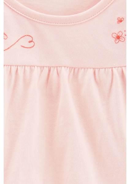 Kız Bebek 4'lü Alt Üst Set Pembe fiyatları