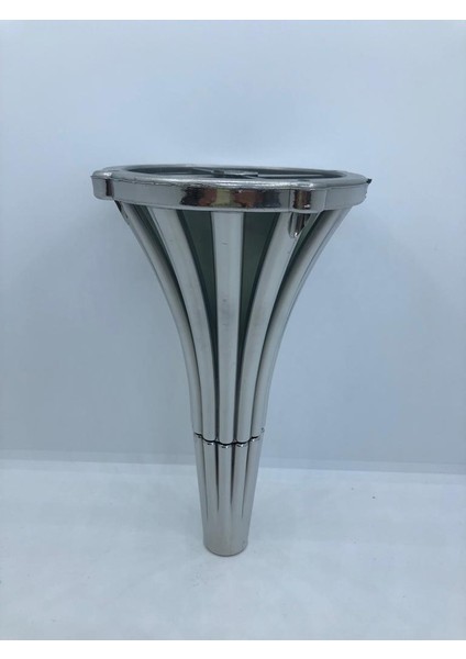 Plastik. 19 cm Krom Kaplama, Dekoratif Koltuk,mobilya,ünite Ayağı (4 Adet