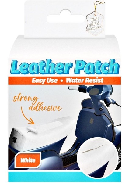 Deri Yaması Kendinden Güçlü Yapışkanlı Kolay Uygulanır Su Geçirmez 10 cm x 1,5 Metre-Beyaz fiyatları