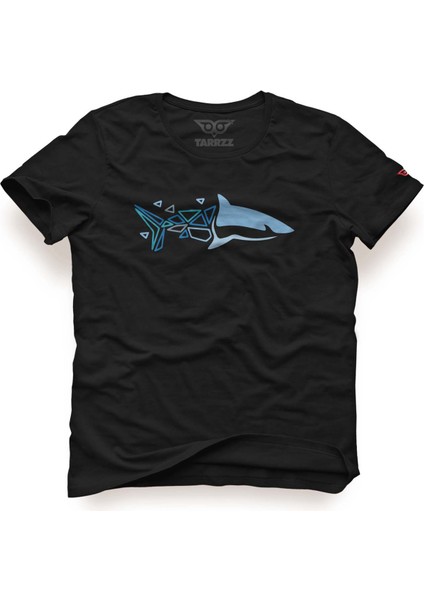 Piksel Köpekbalığı Tasarım Tişört
