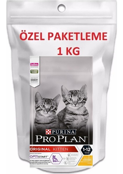 Pro Plan Proplan Kitten Tavuk 1 kg Doypack Ambalaj Yavru Kedi Maması