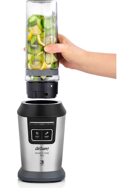 AR1079 Shake'n Take Pro Kişisel Blender Paslanmaz Çelik