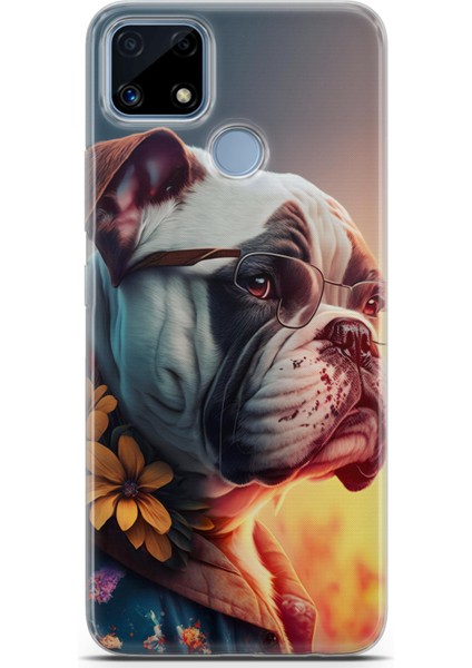 Realme C25 / C25S Uyumlu Kılıf Hd Baskılı Kılıf - Entel Köpek