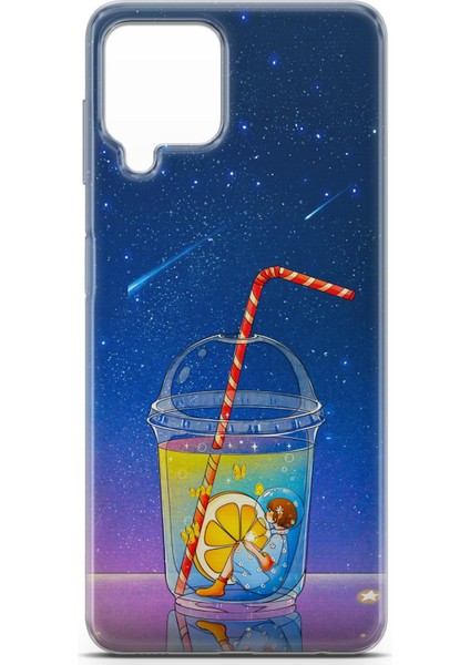 Samsung Galaxy M32 Uyumlu Kılıf Hd Baskılı Kılıf - Cool Lime