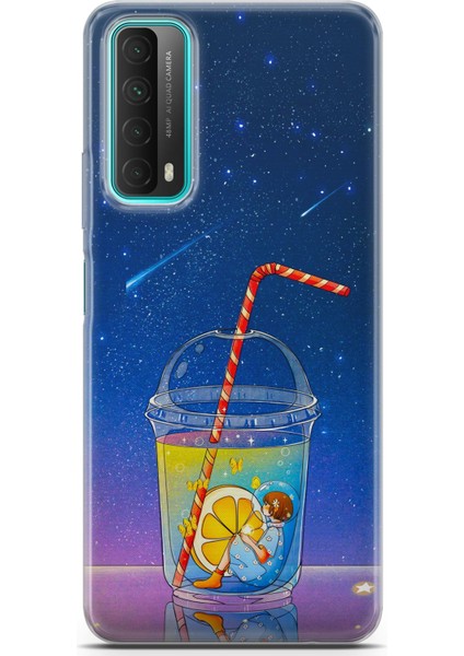 Huawei P Smart 2021 Uyumlu Kılıf Hd Baskılı Kılıf - Cool Lime