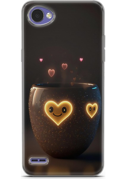 Lg Q6 Uyumlu Kılıf Hd Baskılı Kılıf - Aşk Yuvası