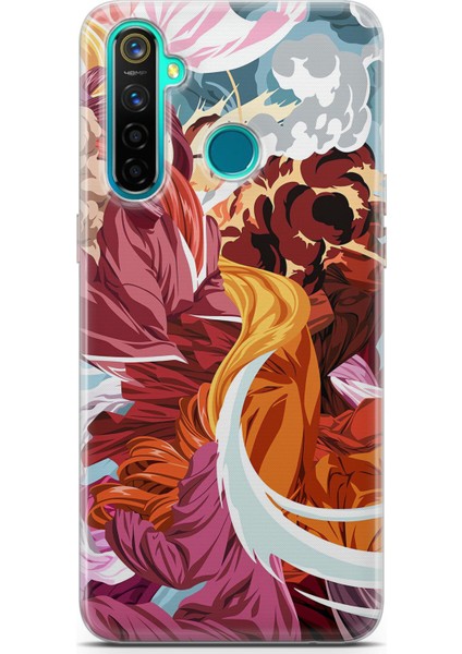 Realme 5 Pro Uyumlu Kılıf Hd Baskılı Kılıf - Anime V2