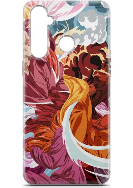 Realme 5 Pro Uyumlu Kılıf Hd Baskılı Kılıf - Anime V2